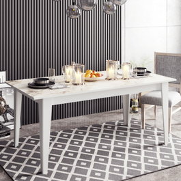 Hanah Home Mesa de Comedor Polka - White